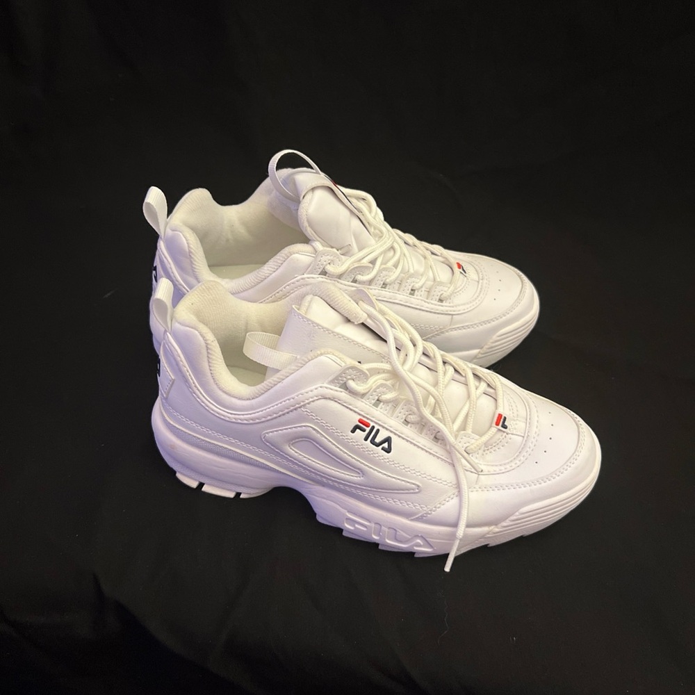 Fila Classic White Lace-Up Sneakers